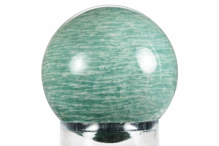 Chatoyant, Polished Amazonite Sphere - Madagascar #238434